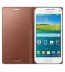 Husa Flip Cover pentru Samsung Galaxy S5 Mini G800, Rose Gold